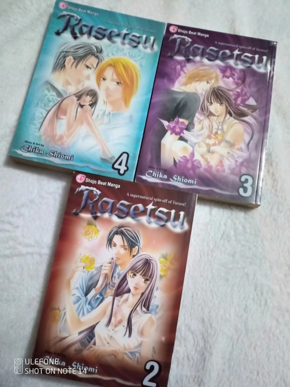 Shojo Beat Rasetsu volumes 2, 3 & 4 Manga Volumes 2, 3 & 4